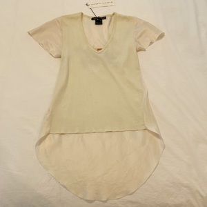 Laundry Industry white silk T shirt